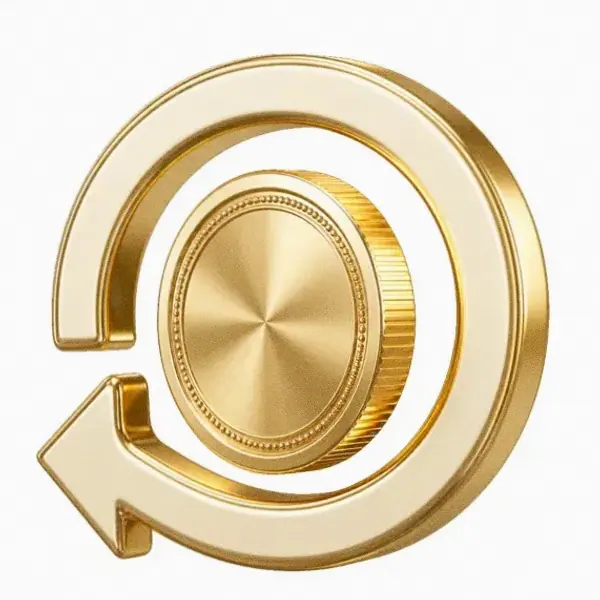 Coin with circular arrow — Amonbet